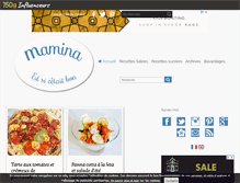 Tablet Screenshot of mamina.fr